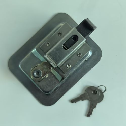 Locking Stainless Steel Polished Paddle Latch – 91214